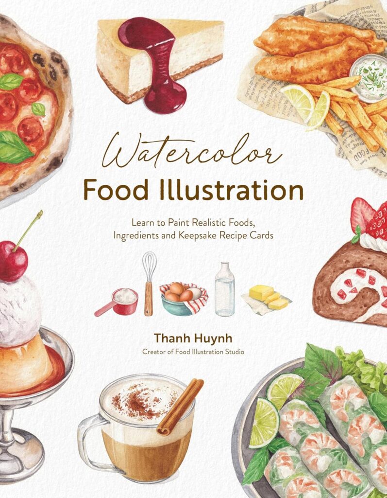 Watercolor Food Illustration by Thanh Hyunh